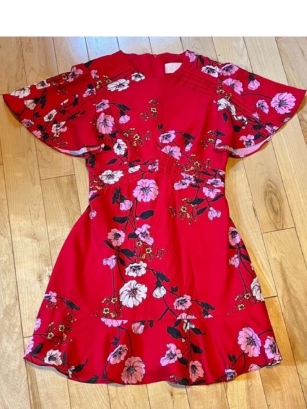 Keepsake The Label Red Ploral Darkness Mini Dress size extra small - Picture 2 of 11